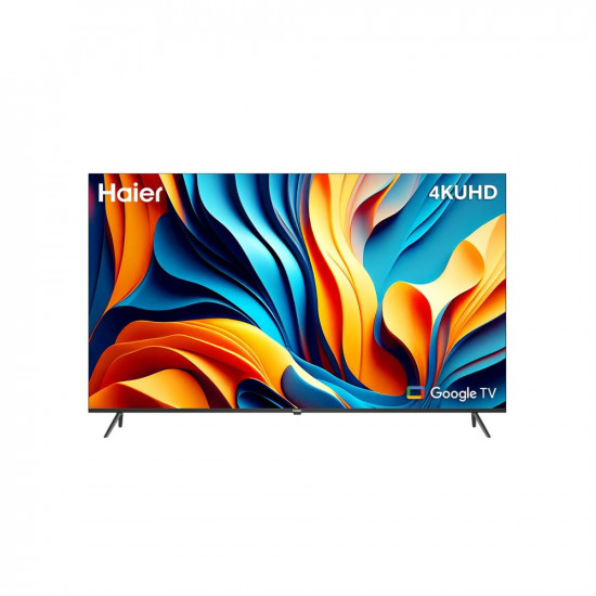 Haier 140 cm (55 inches) 4K Ultra HD Smart LED Google TV L55FG (Silver)